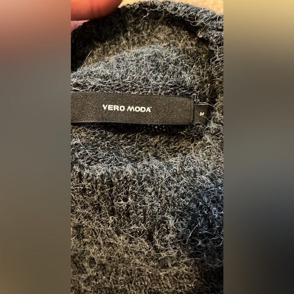 Vero Moda Sweater Knit Grey Size Medium - Picture 4 of 6